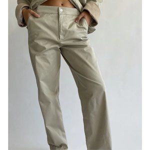 DONNI. Chino Pant in Stone - Sz Small